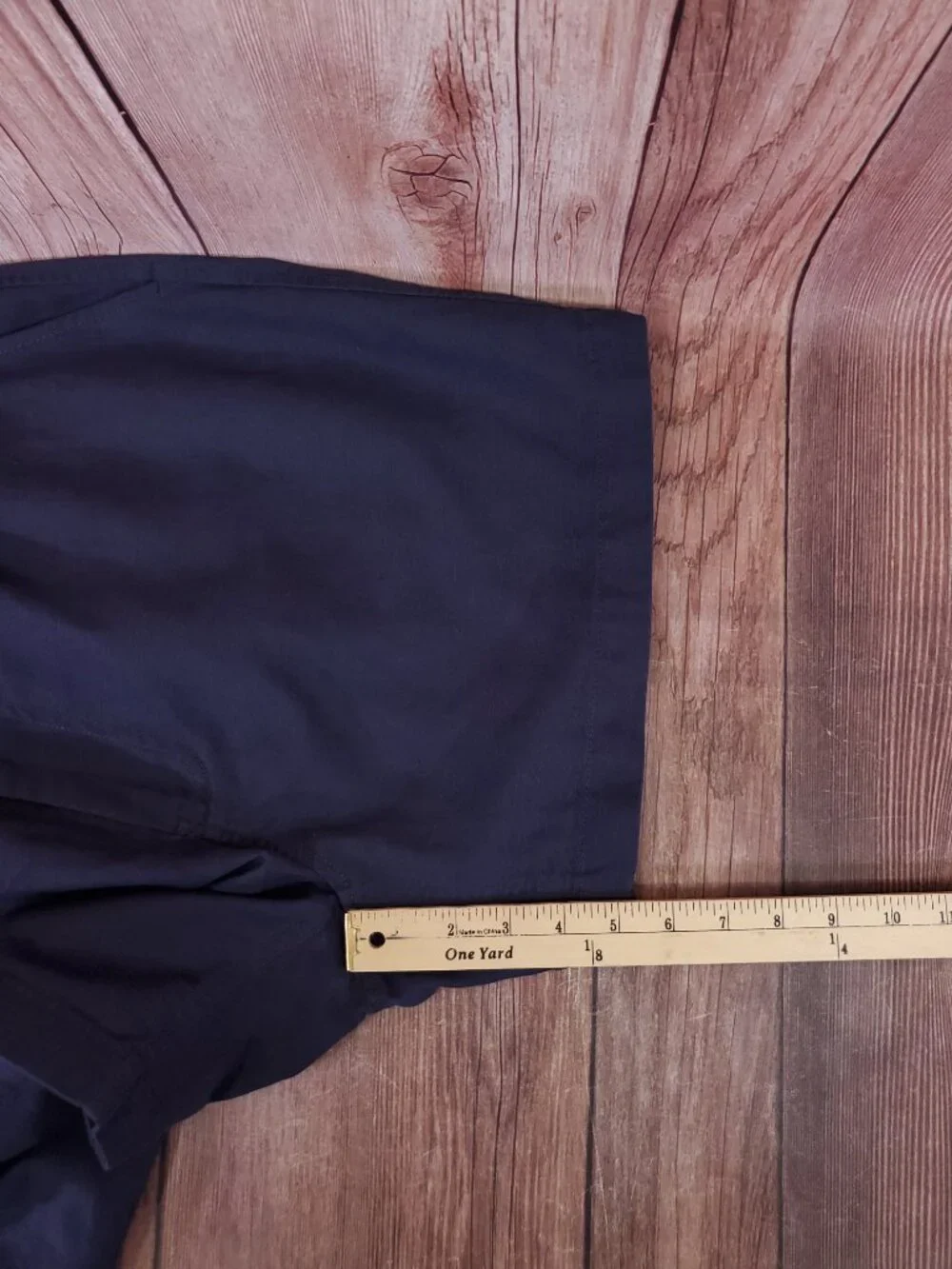 NWT J Crew Mens Large 5.5'' Pier Shorts Linen Cotton Blend Navy Blue CH204